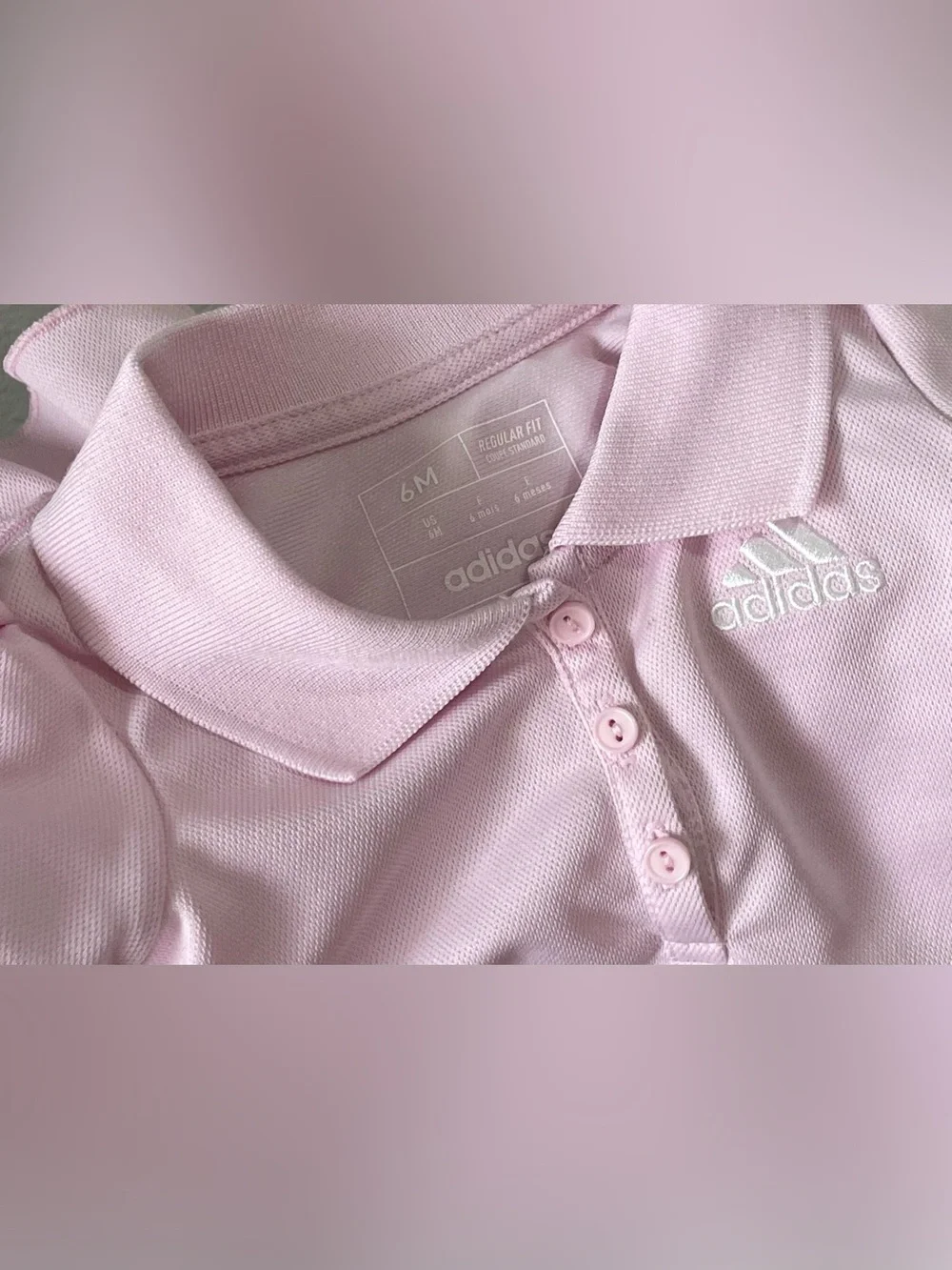 adidas Baby Polo Dress with Ruffled Skirt